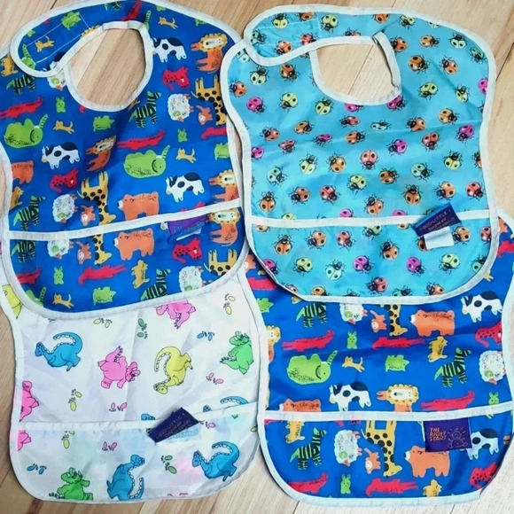 Bundle Bumkins Vintage 90s The Right Start Bibs - Picture 1 of 12
